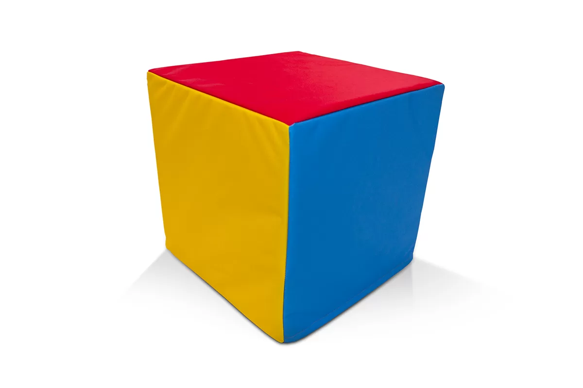 Puf publicitar cub cu print