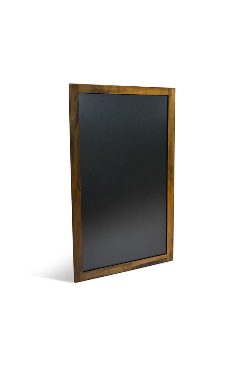 Tablă de cretă lemn ars (A-board)