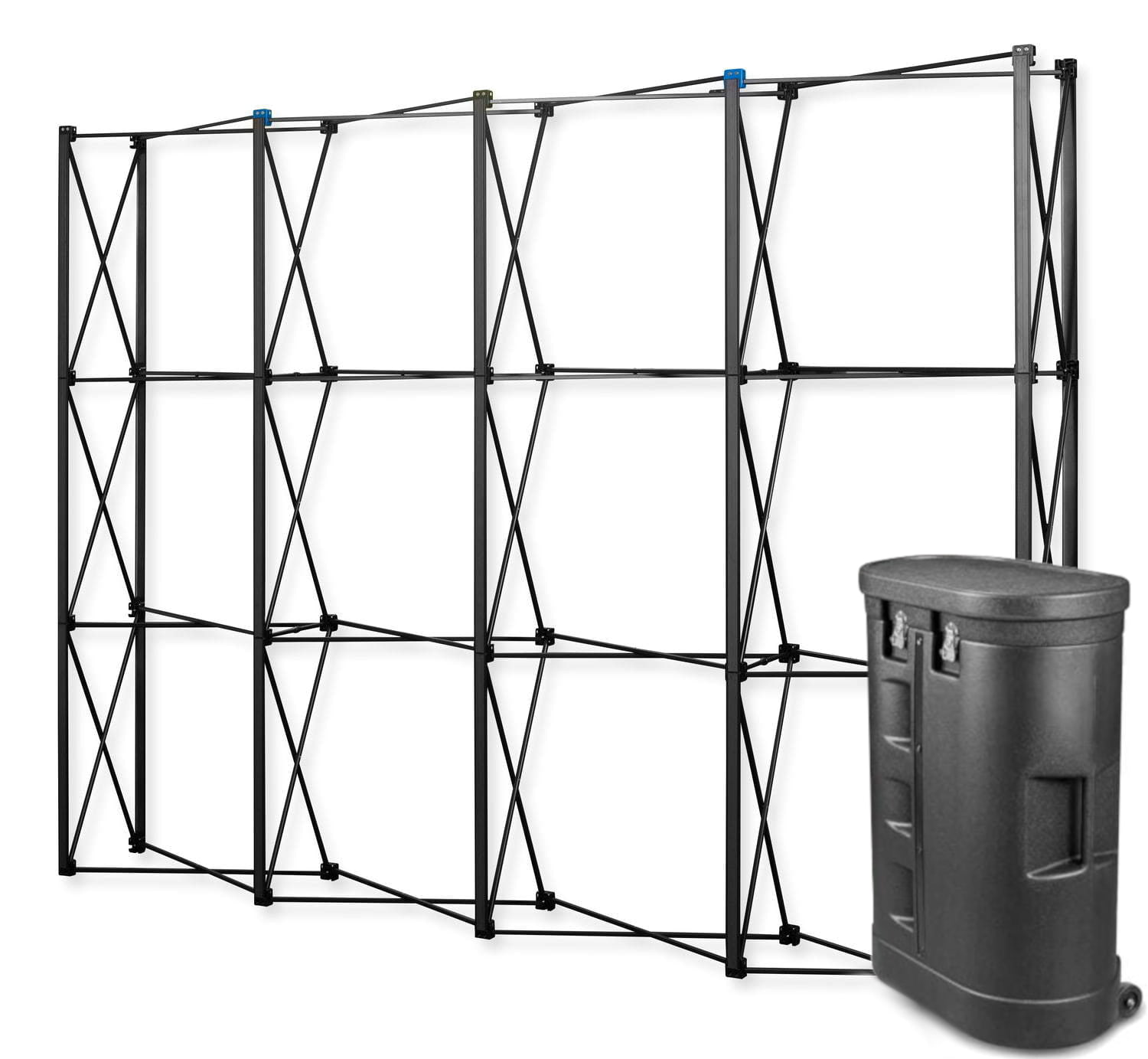 Perete Black Pro Magnetic Pop Up 3x4 drept într-o desk expozițional