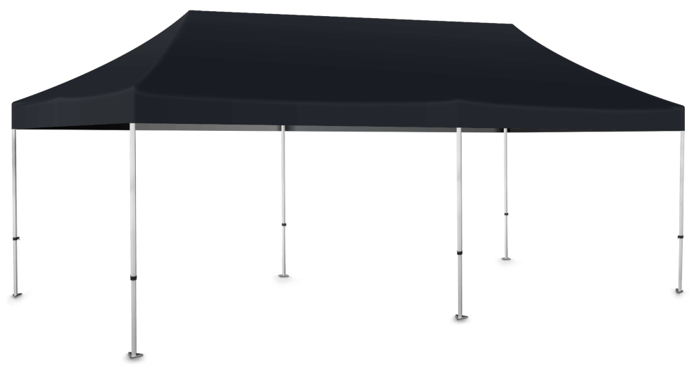 Acoperiș pentru cort 3x6 - negru