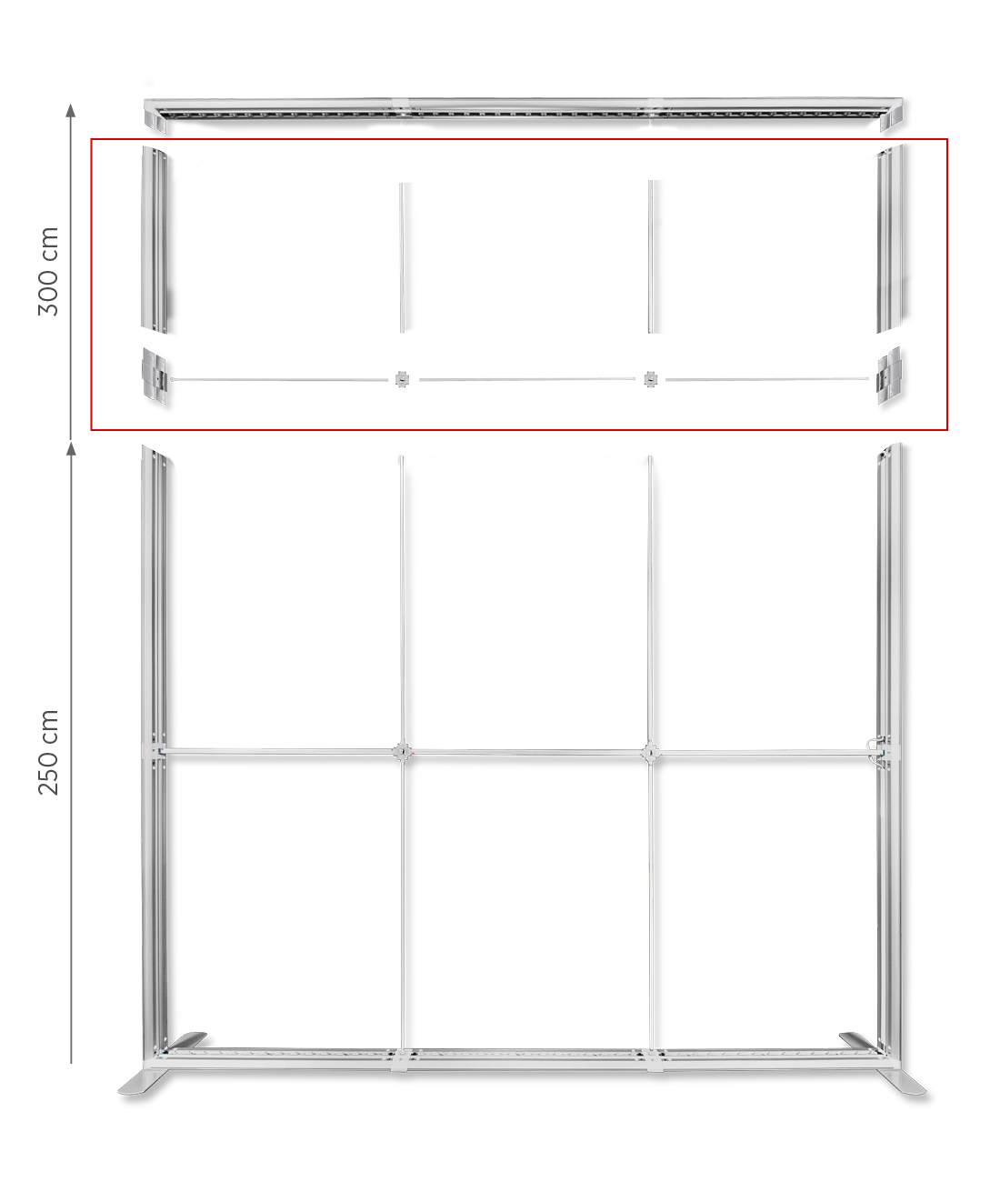 Kit de extensie a înălțimii pentru LUNIX™ 285x250 cm