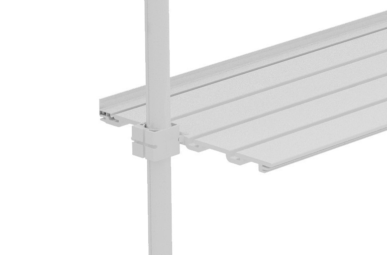 Conector pentru sistemul de rafturi LUNIX™