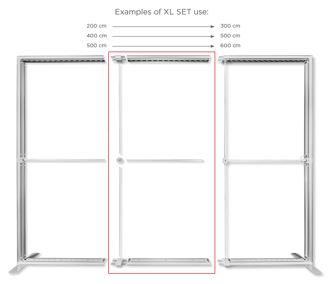 XL set 100 (orizontal) pentru LUNIX™