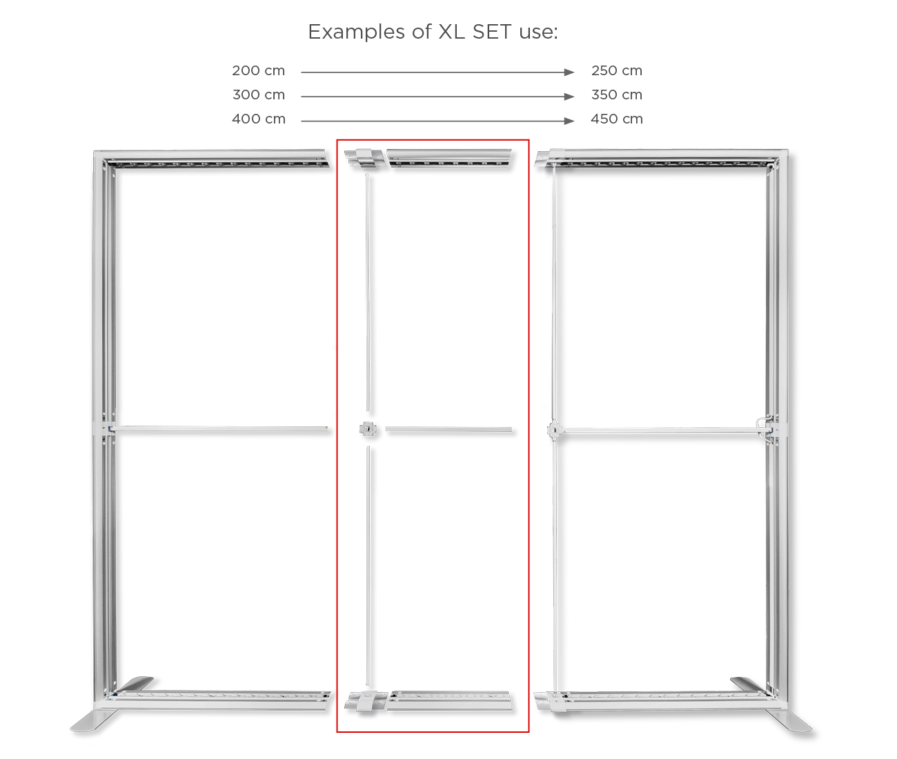 XL set 50 (orizontal) pentru LUNIX™