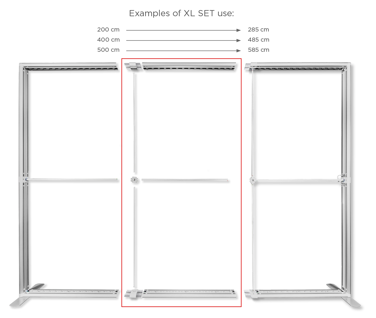 XL set 85 (orizontal) pentru LUNIX™