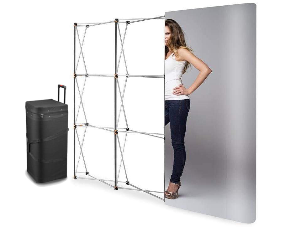 Perete Magnetic Pop Up Standard - 3x3, drept, într-o valiză