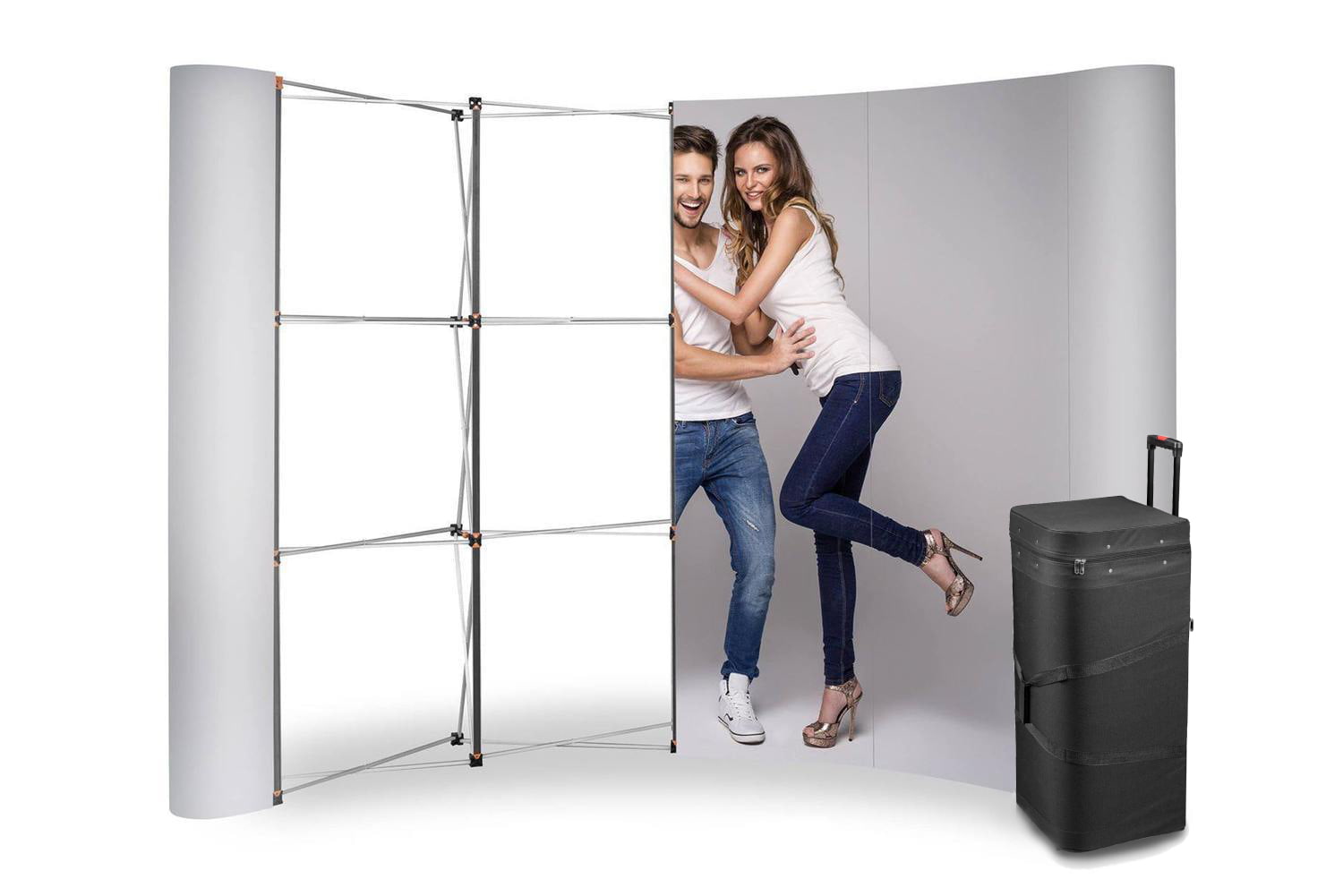 Perete Magnetic Pop Up Standard - 3x4, curb, într-o valiză