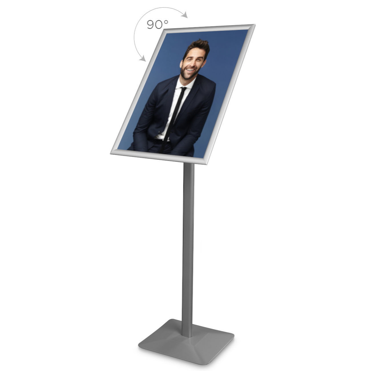 Stand Informativ/menu Premium, argintiu - A2