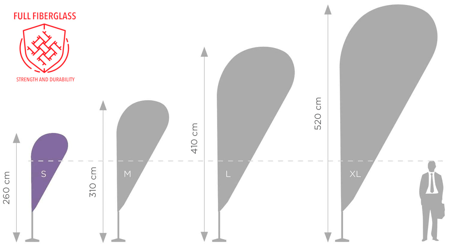 Steag PRO S - 290 cm