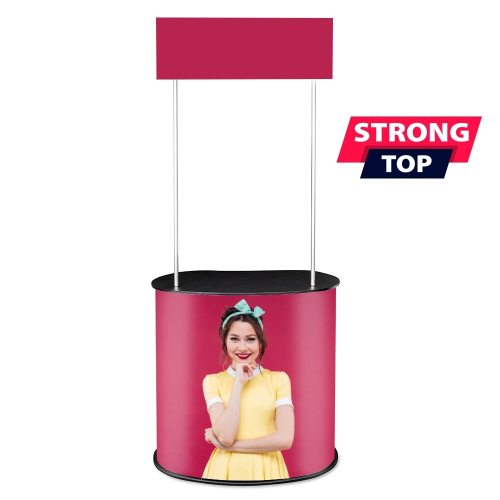 Masă publicitară Promo 2 Plus - BLAT DE MASĂ ROBUST (fără raft)