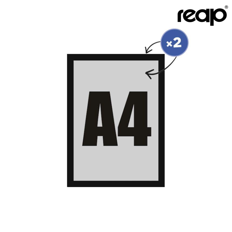 Ramă Magnetic Rewers A4 (neagră)