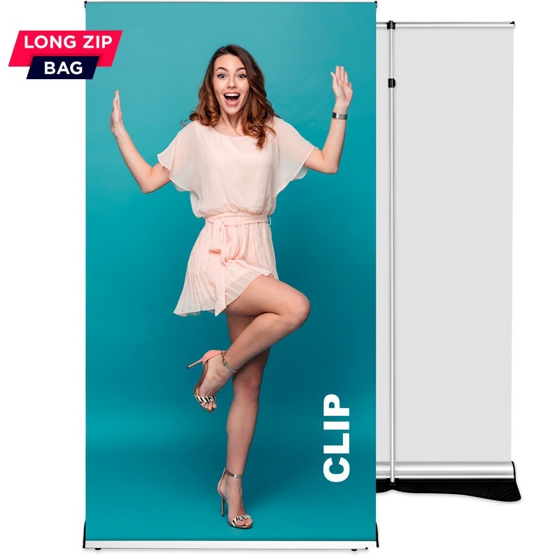 Roll up Clip 100x220 - sistem de schimb grafic, catarg reglabil