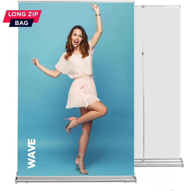 Roll up Wave 150x220 - catarg reglabil, sistem de schimb grafic