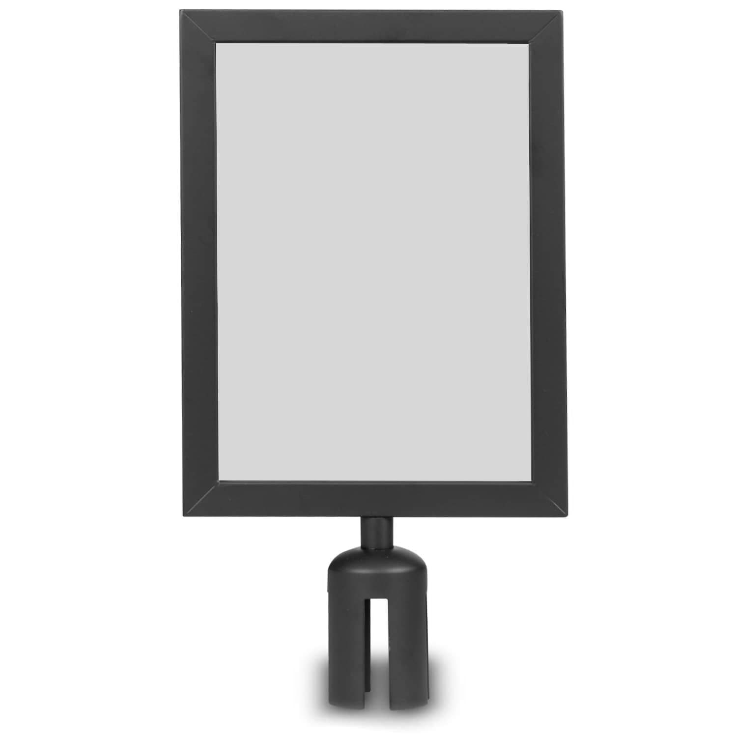 Ramă A4 pentru stâlp – negru mat