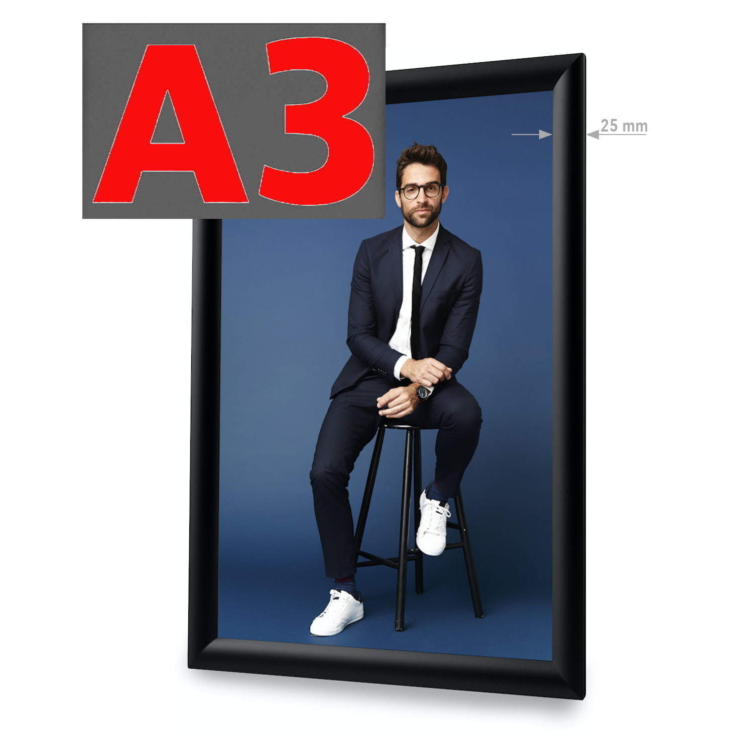 Ramă Click Standard A3 (neagră)