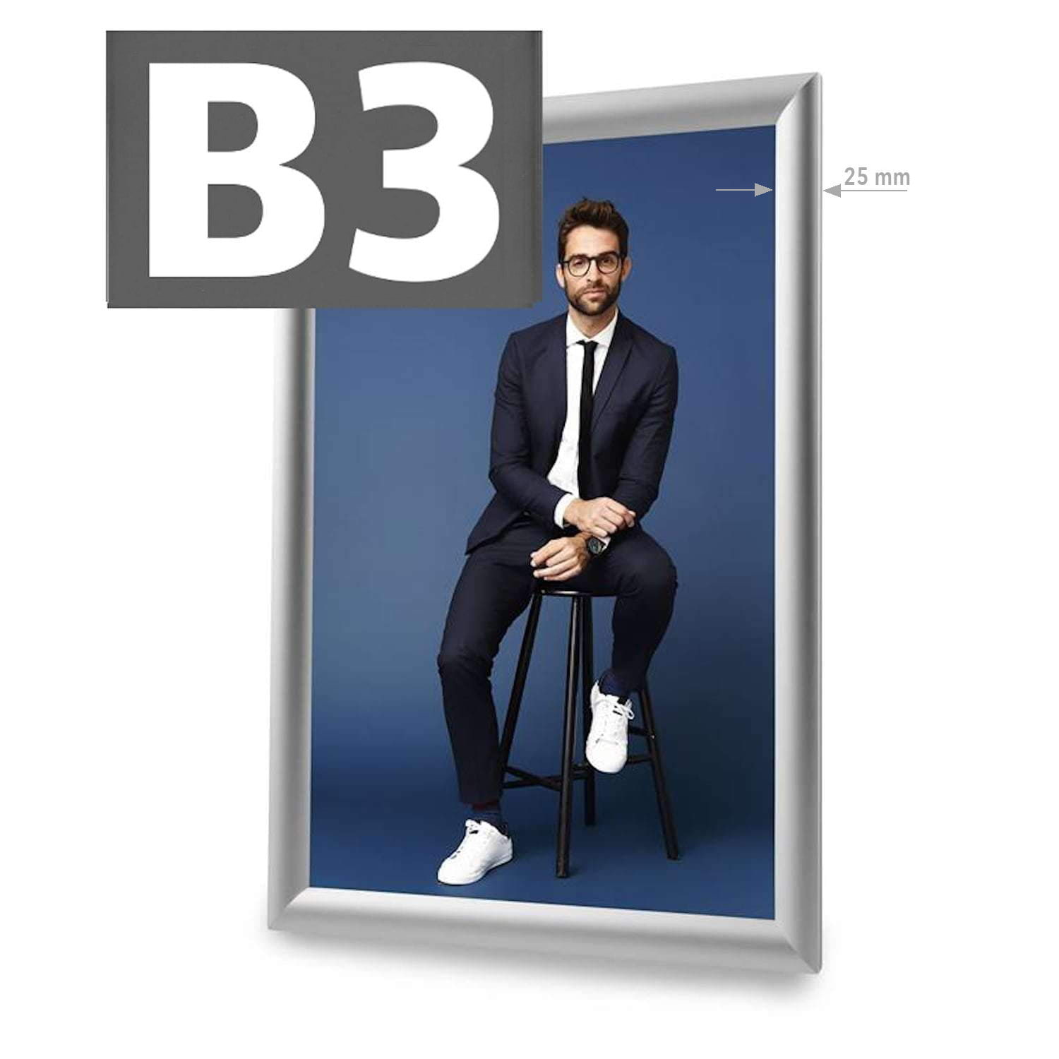 Ramă Click Standard B3 (argintie)