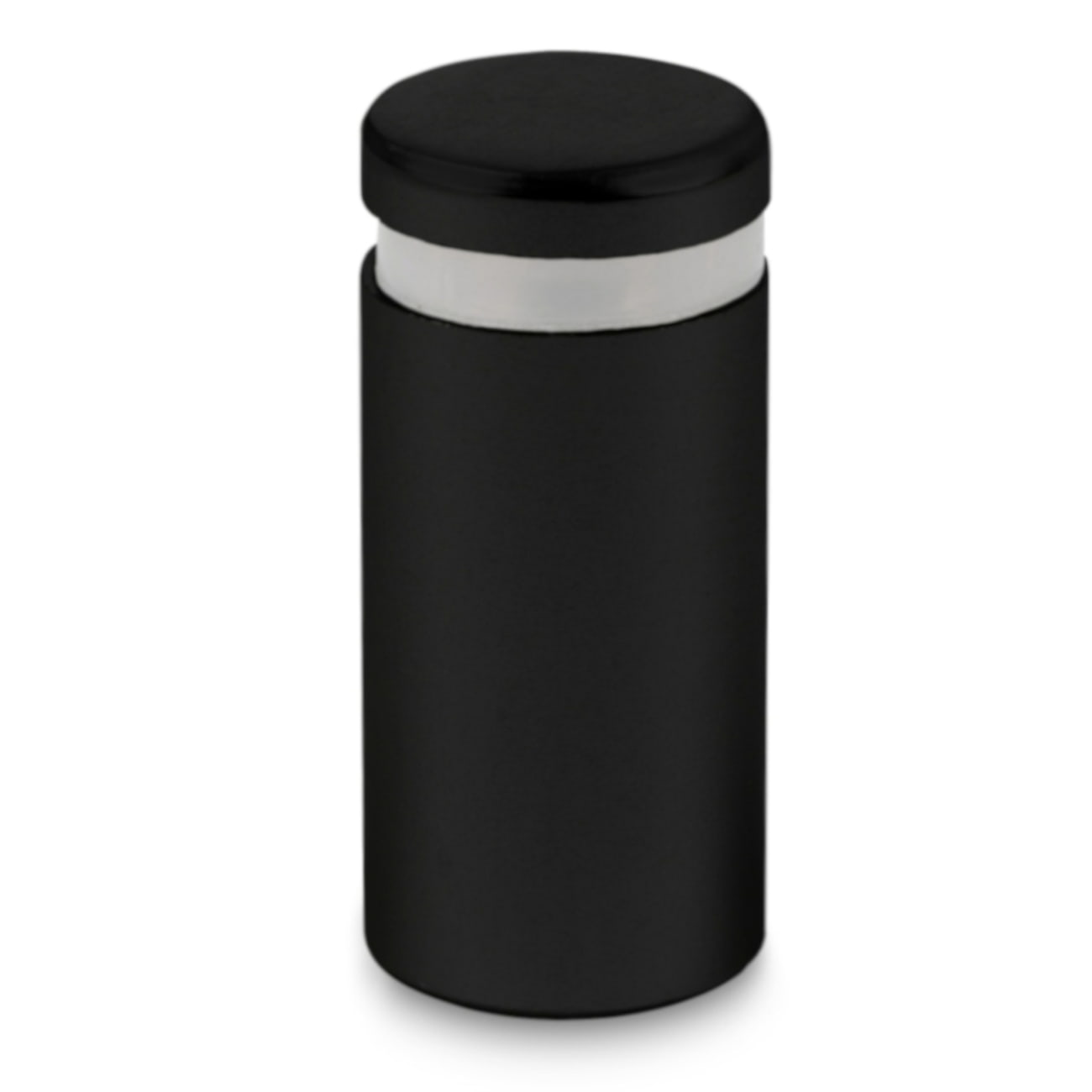 Distanțier aluminiu (negru mat) 15x25