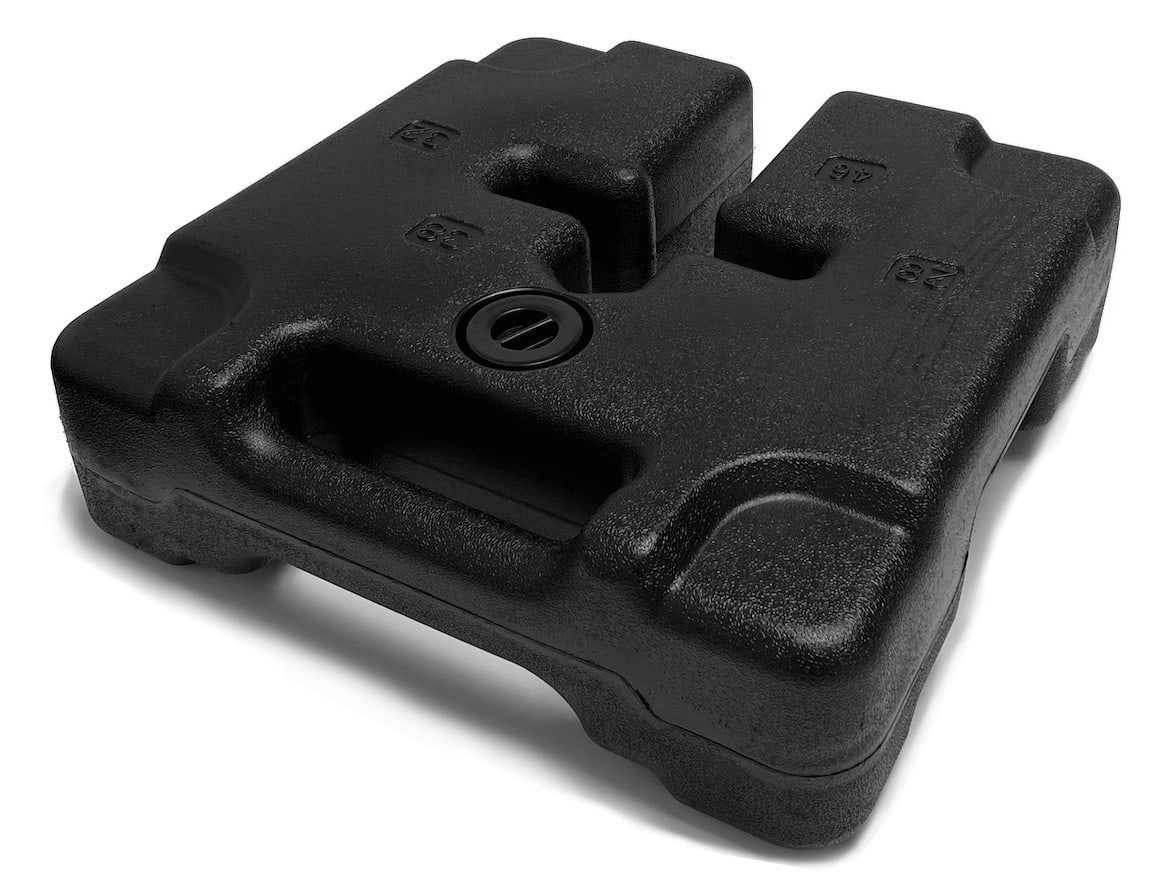Rezervor de apă – greutate pentru picioarele corturlui